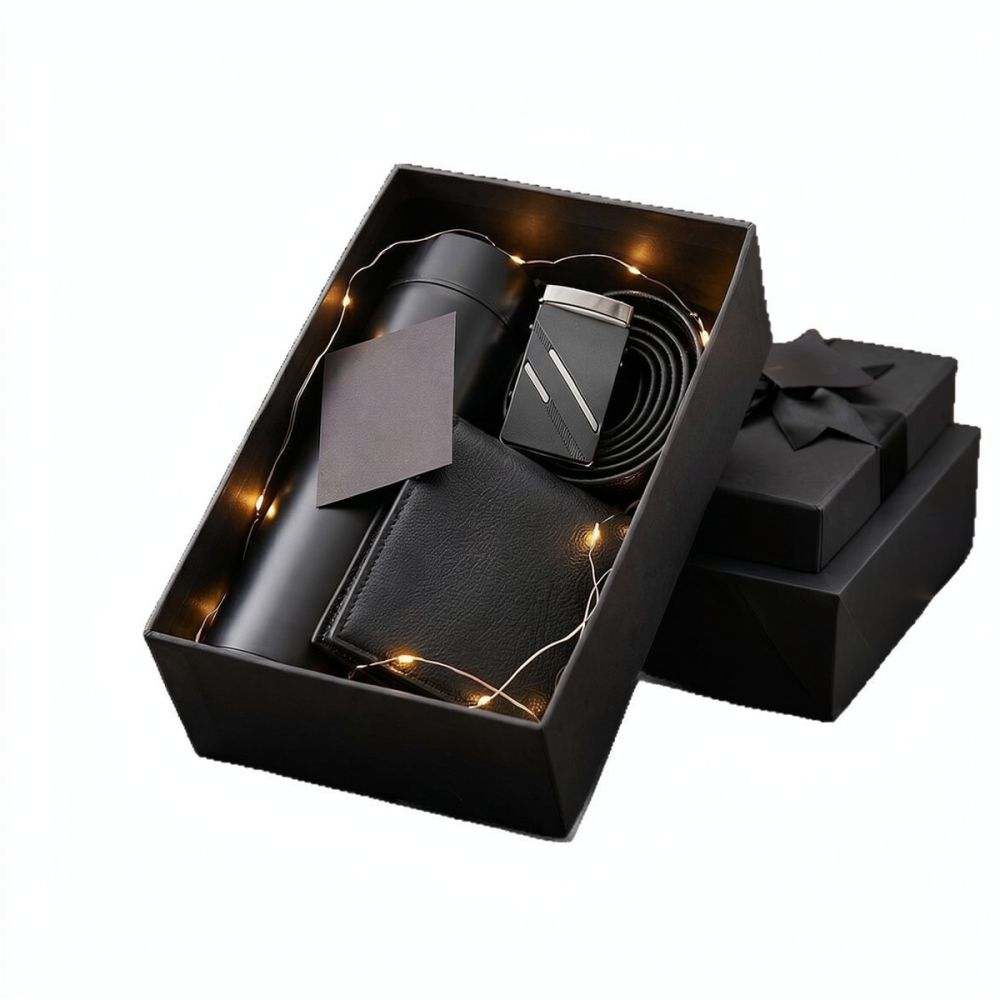 Mens Grooming Kit Gift Set - Conjunto de acessórios de luxo para