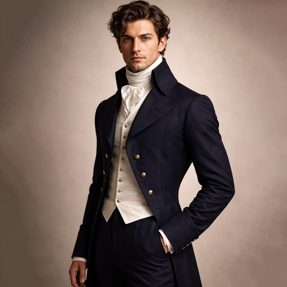 X Men Grooming - Fato de gala masculino vintage azul