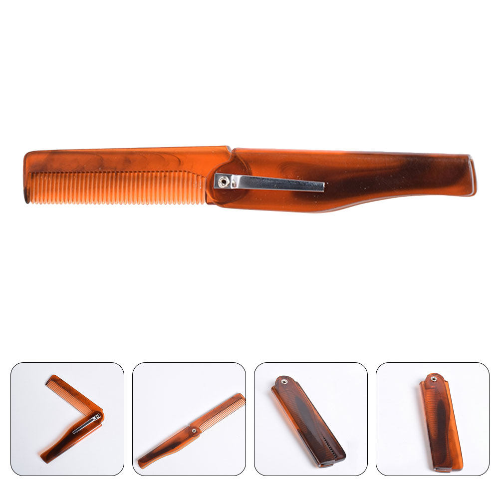 Comb Fine Tooth - Pente Dobrável para Homens, Pente de