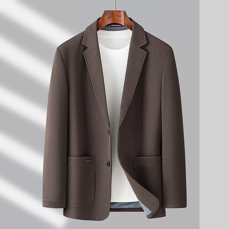 Jack Men'S Grooming - Blazer Masculino Casual de Cor Sólida