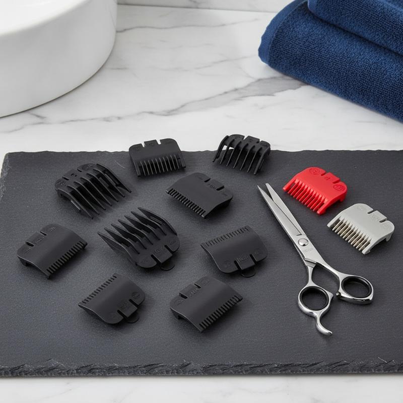 Men'S Grooming Room - Conjunto de Pentes Guia para Máquina