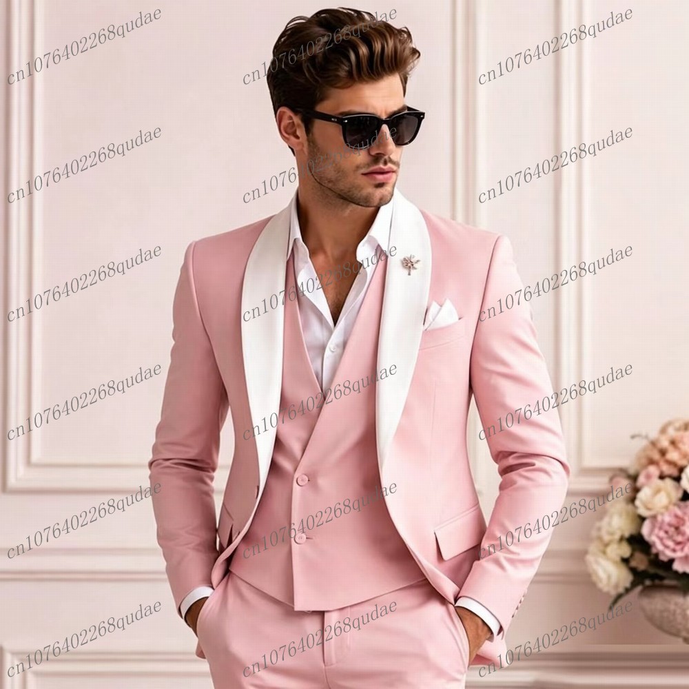 Terno Formal Rosa para Homens, - Men Grooming Usa avaliação e preço
