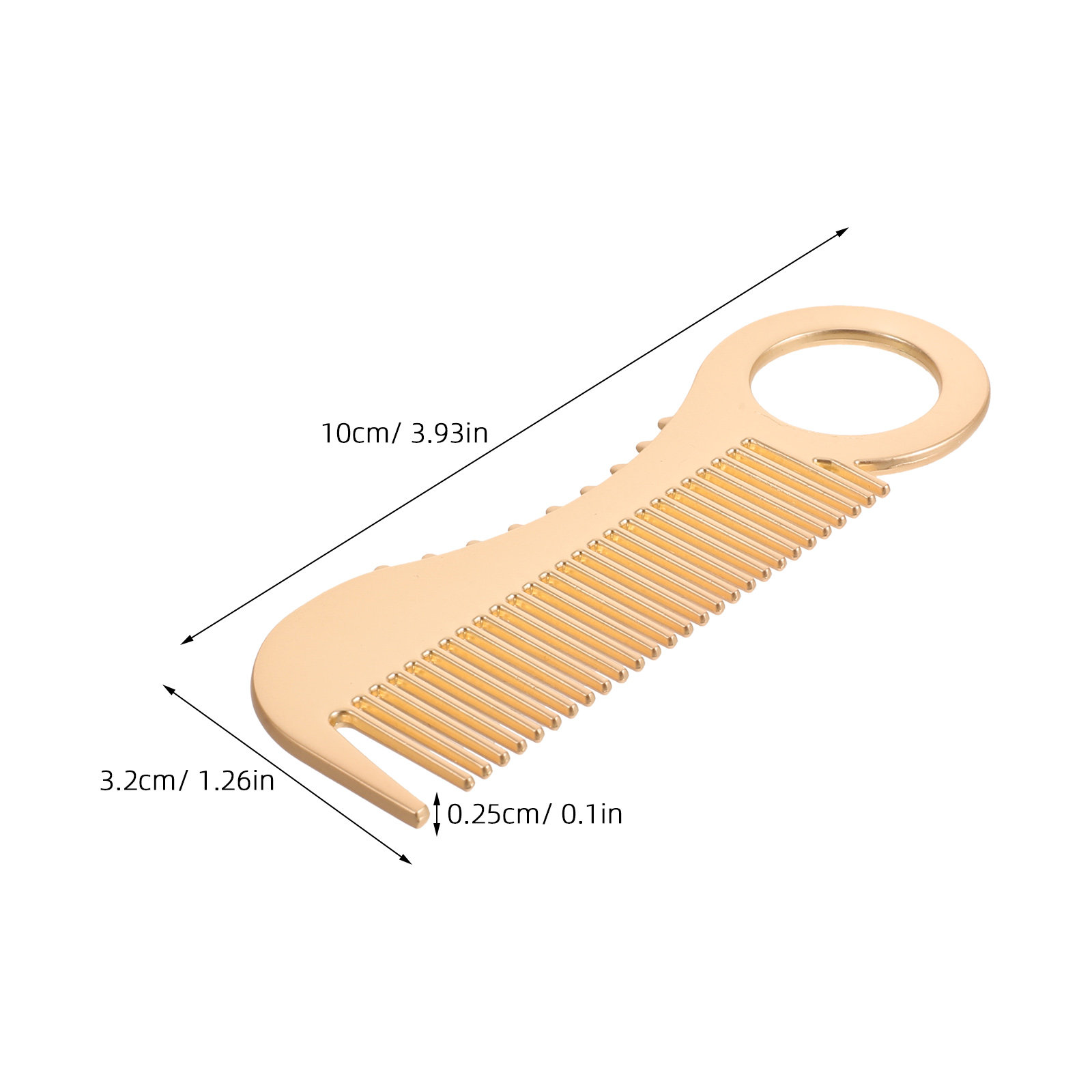 Mini Pente de Bolso para Barba - Comb Fine Tooth avaliação e preço
