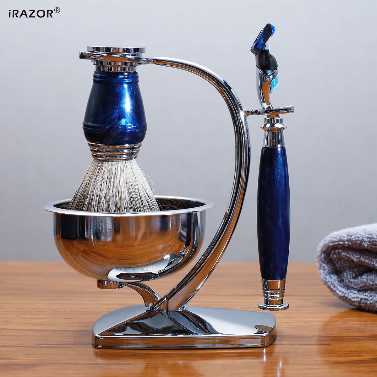 iRAZOR Kit de Barbear Masculin - Mens Grooming Kit Gift Set avaliação e preço