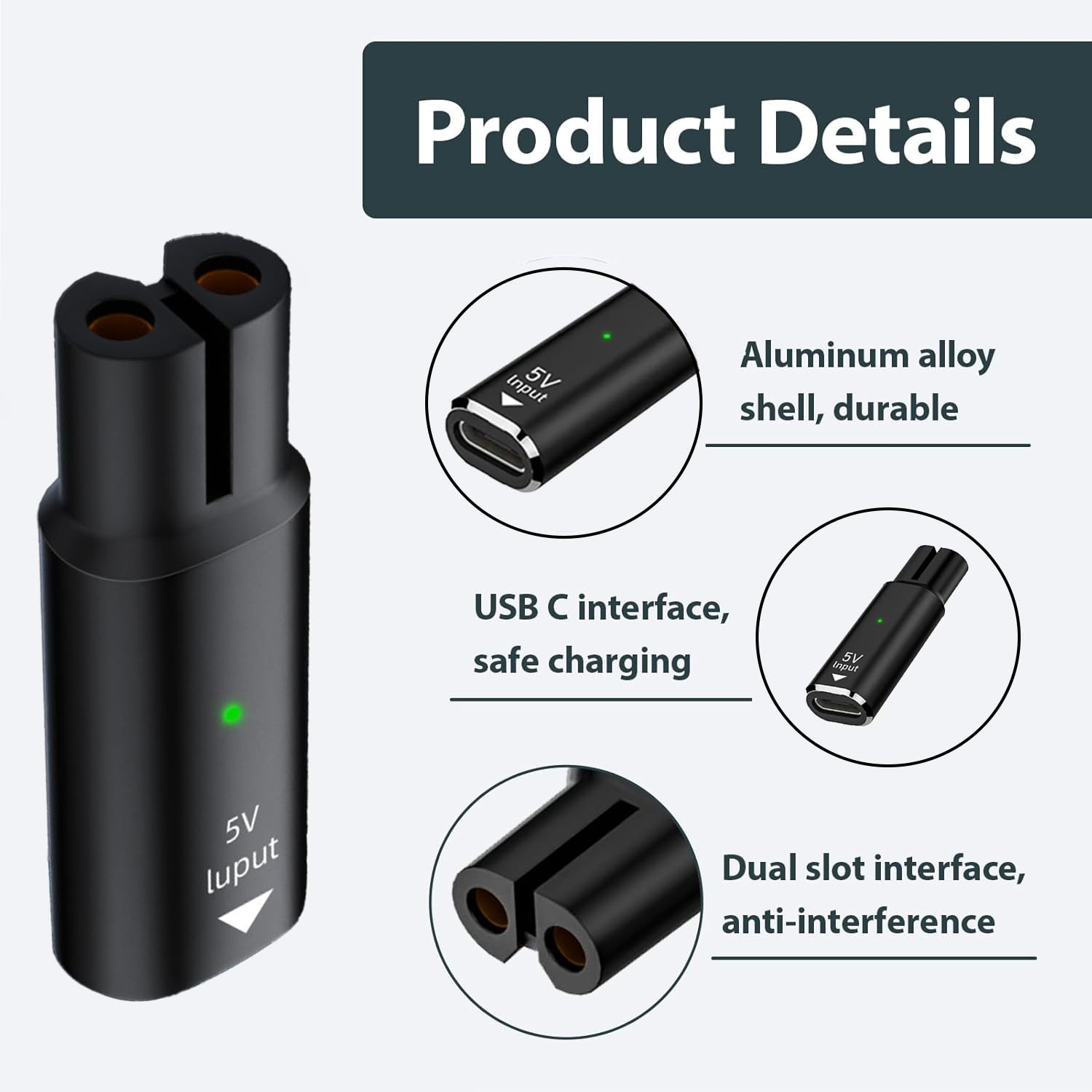 Adaptador de Carregamento USB  - Men'S Grooming Room avaliação e preço