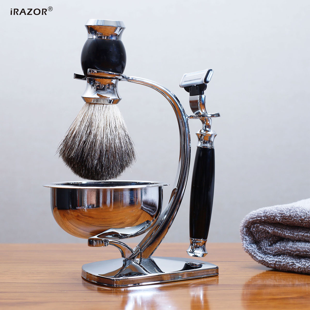 Kit de Barbear Úmido iRAZOR Cl - Mens Grooming Kit Gift Set avaliação e preço