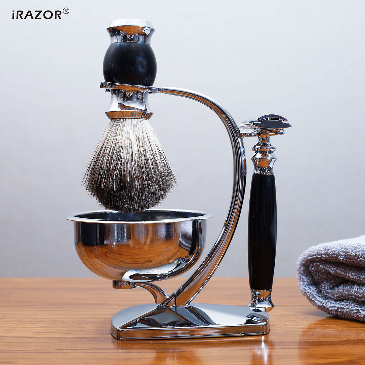 Kit de Barbear Úmido iRAZOR Cl - Mens Grooming Kit Gift Set avaliação e preço