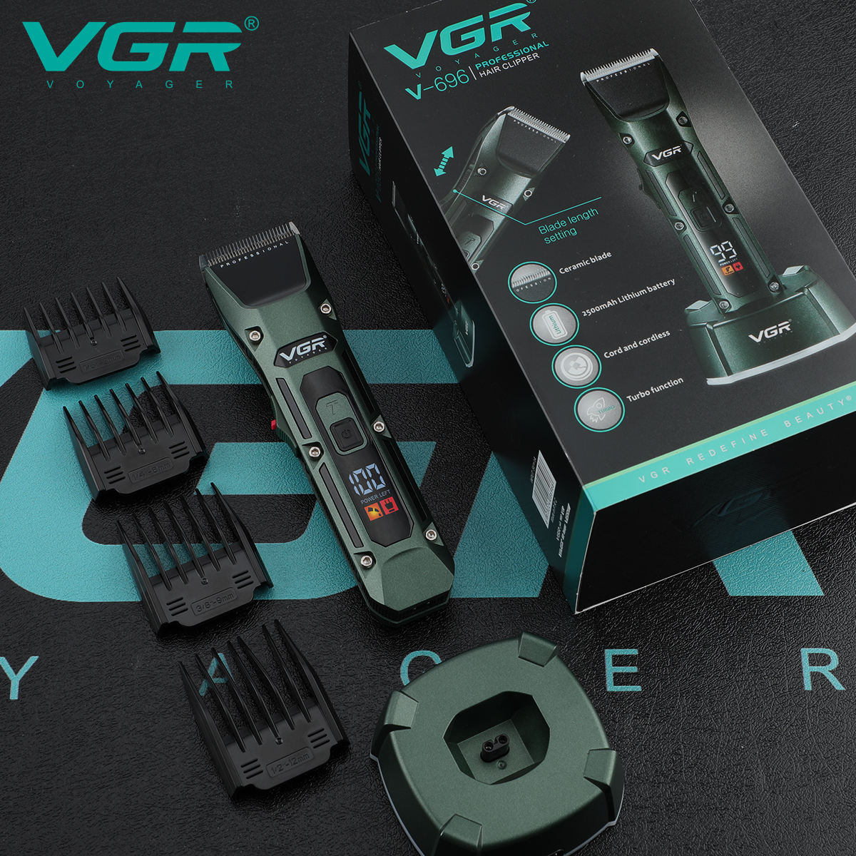 Vgr V-696 novo metal popular s - Men'S Grooming Room avaliação e preço